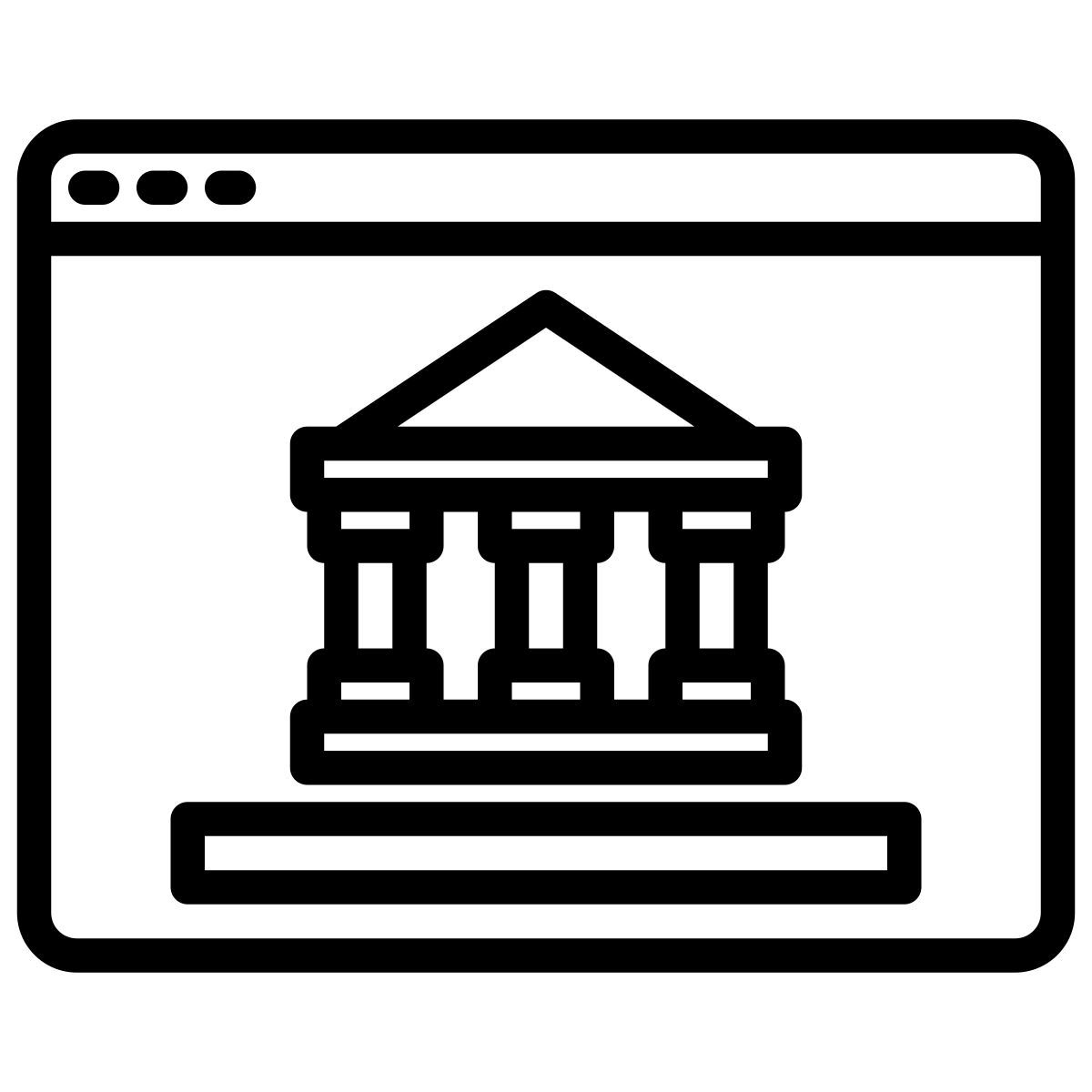 internet banking icon