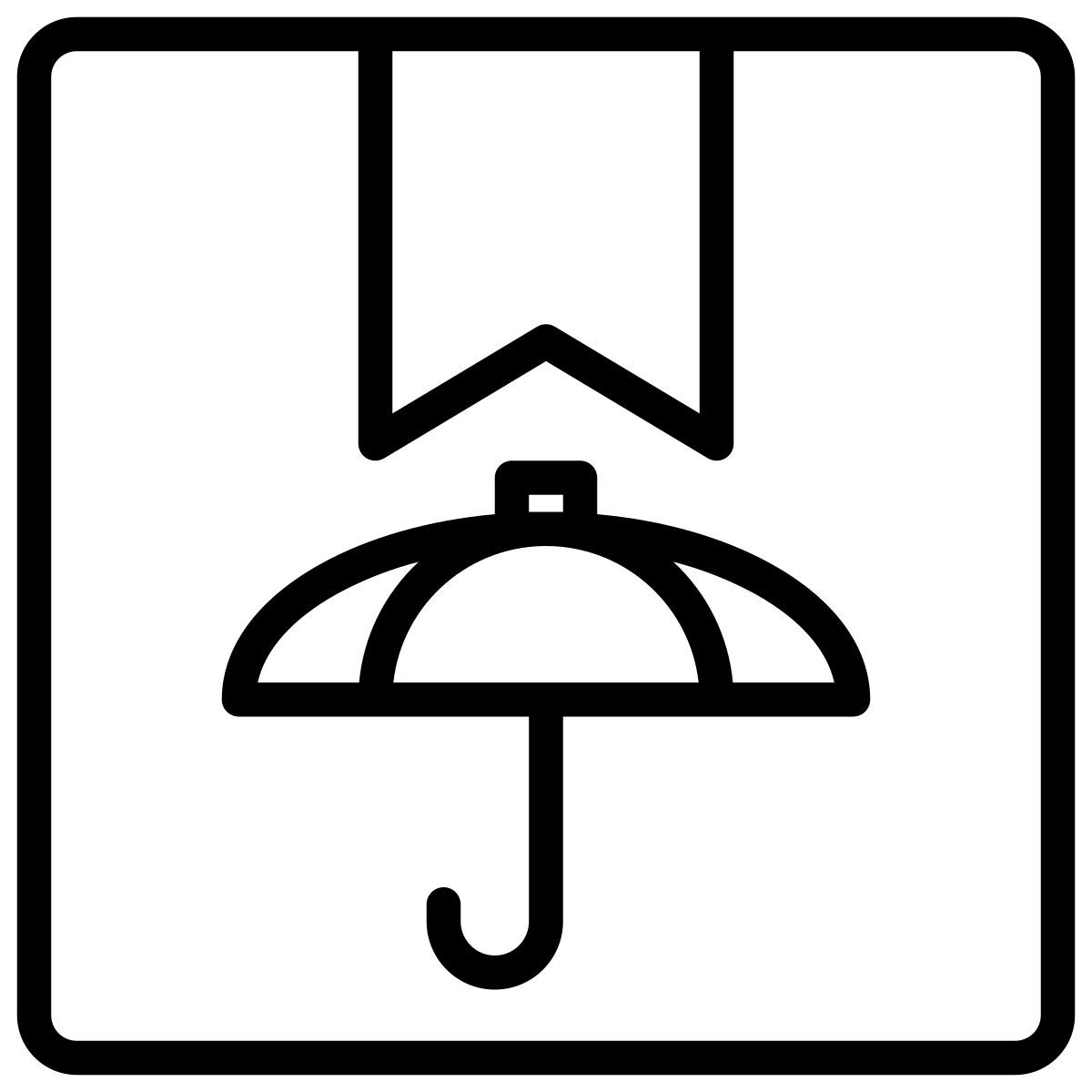 keep dry icon