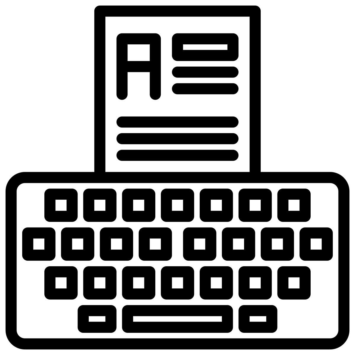 keyboard icon