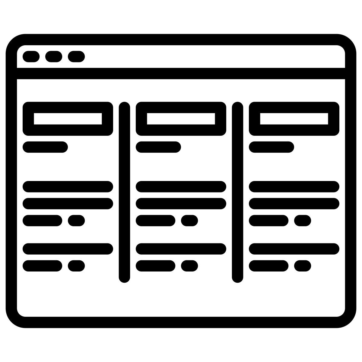 layout icon