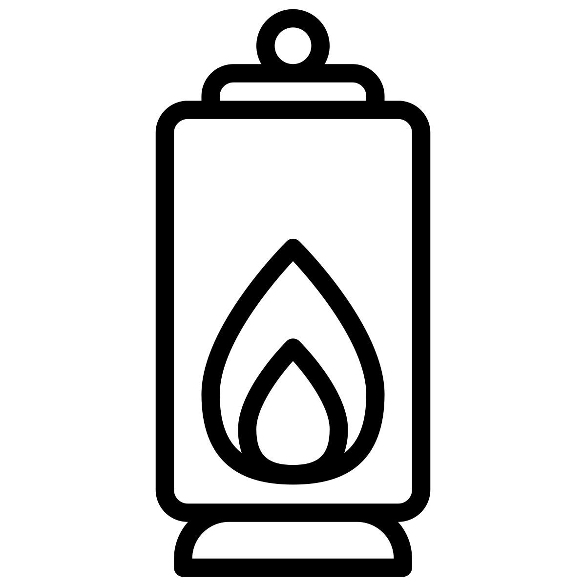 Lampadina a globo icon