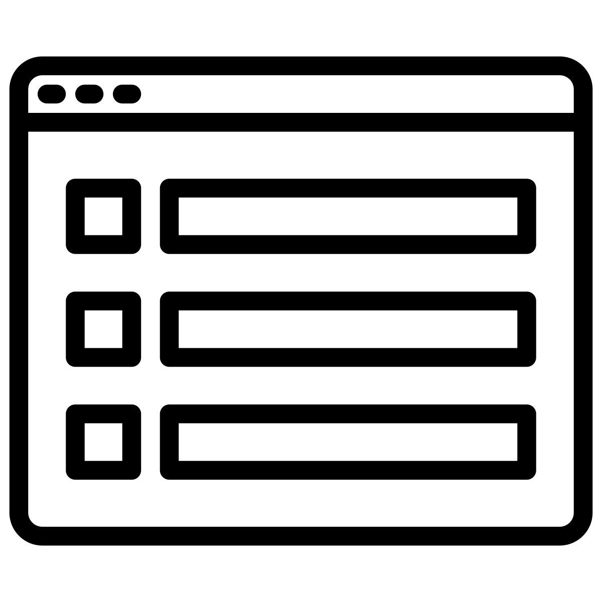 list icon