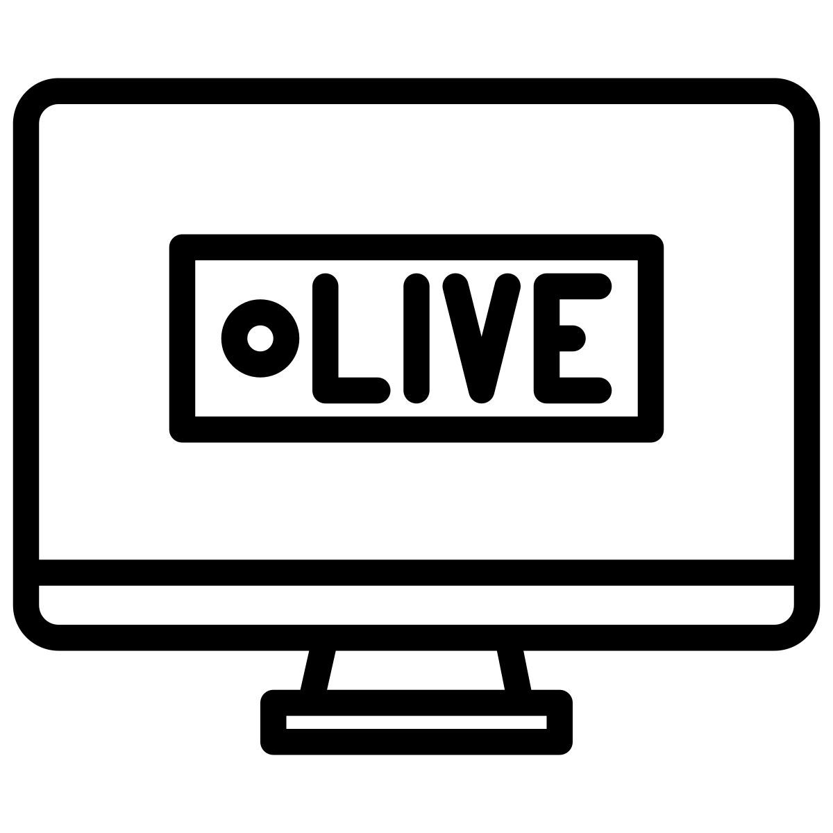 live streaming icon
