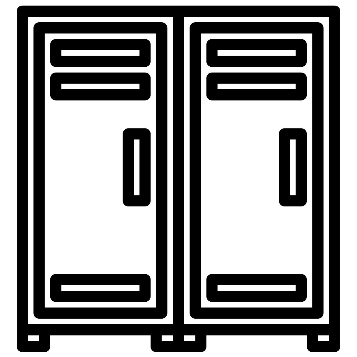 casiers pour bagages icon