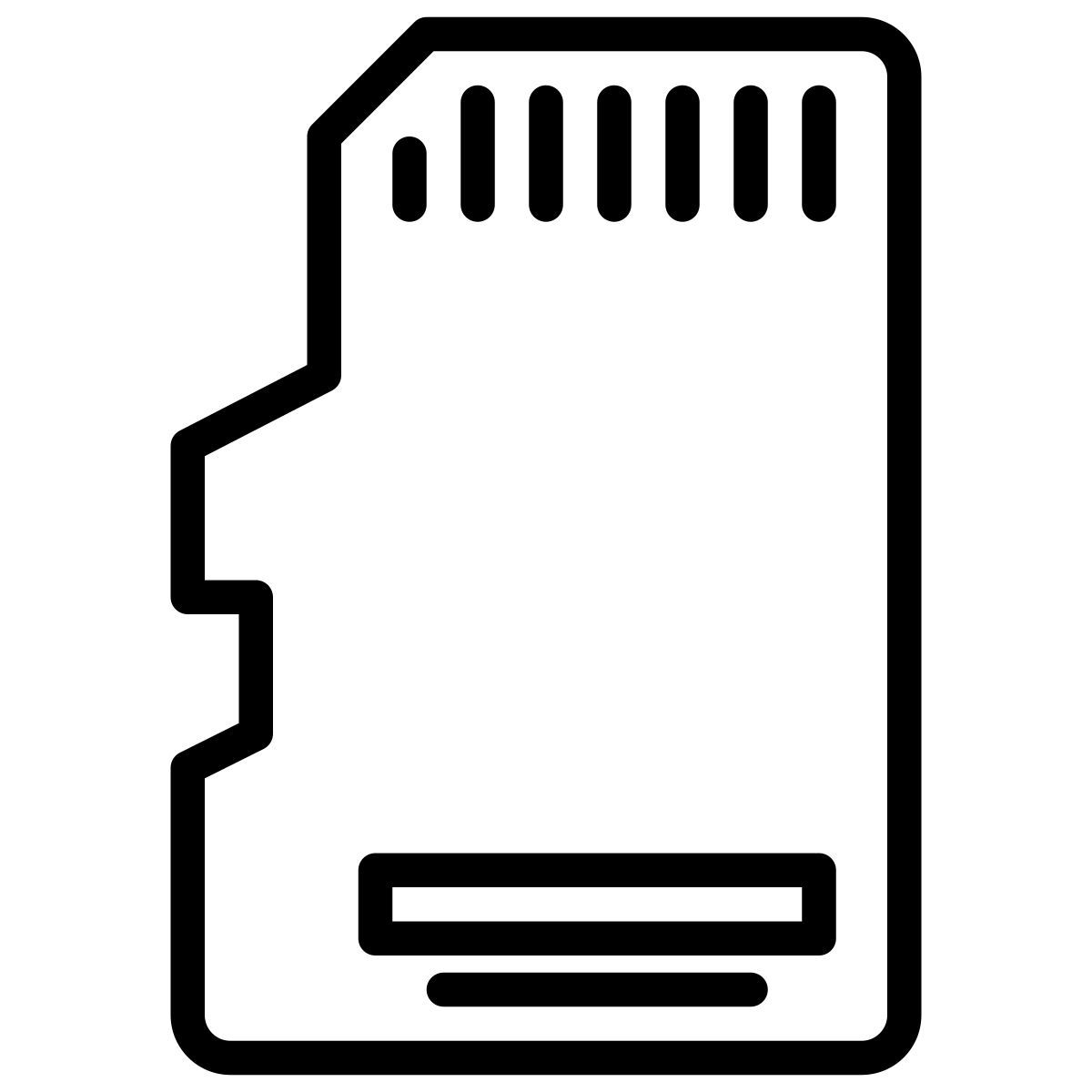 micro sd card icon