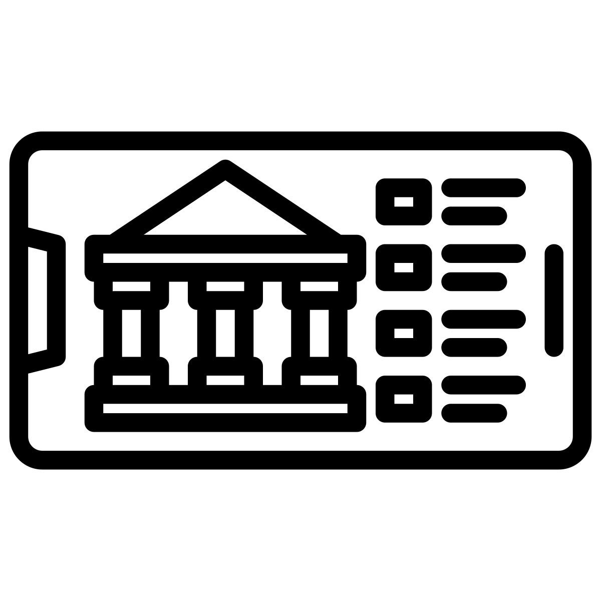 services bancaires mobiles icon