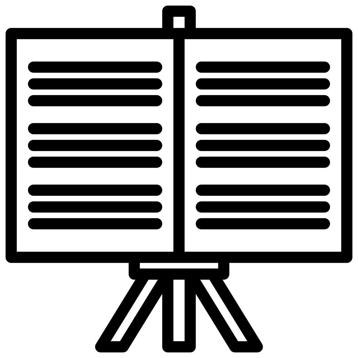 music score icon