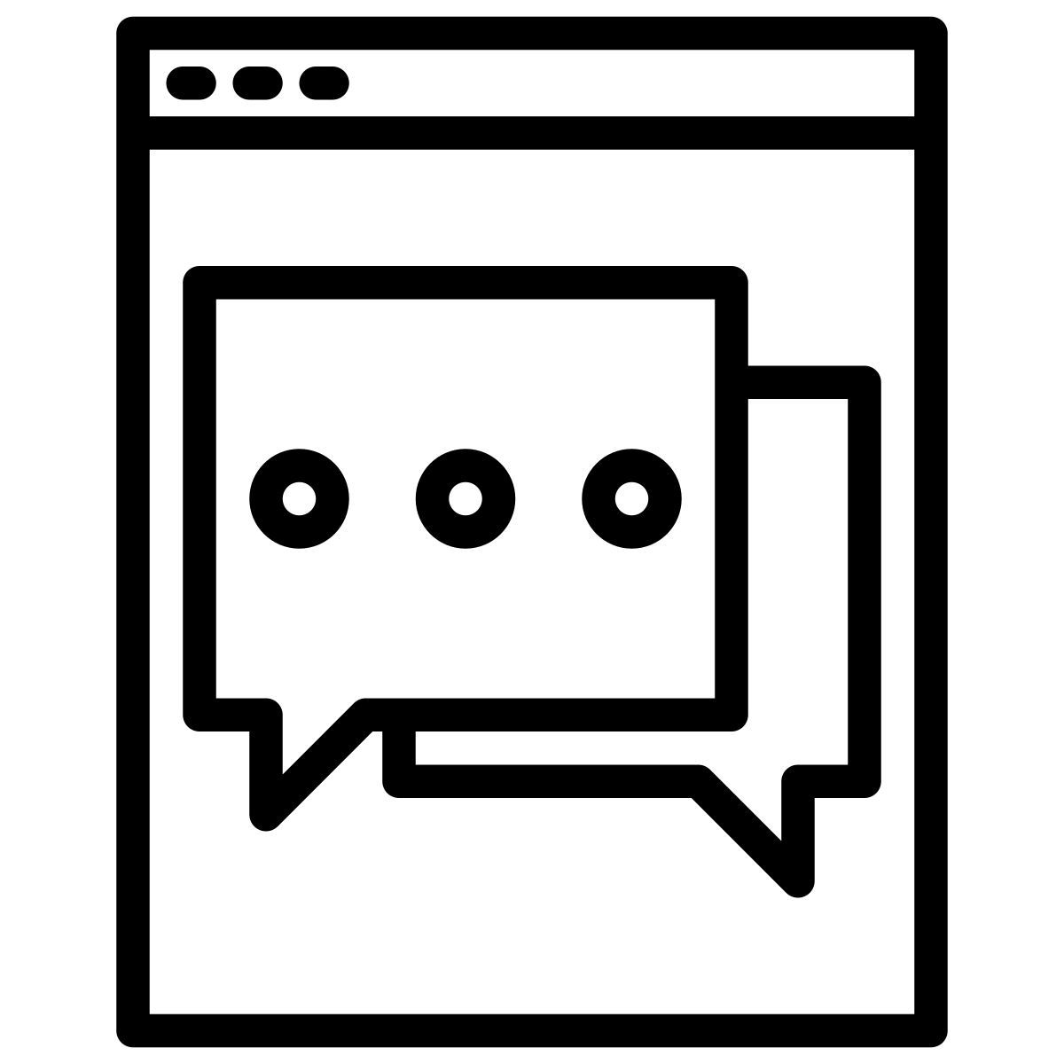 online chat icon