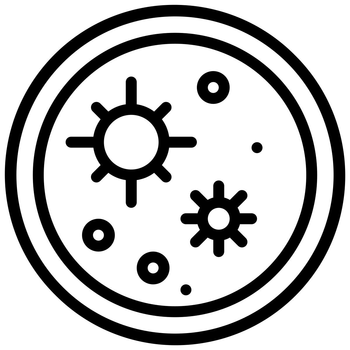 petri dish icon