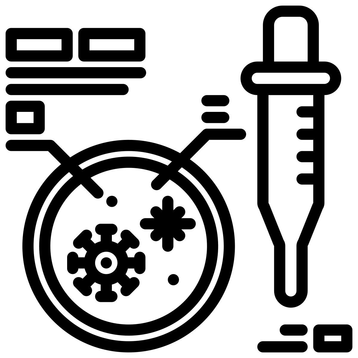 petri dish icon