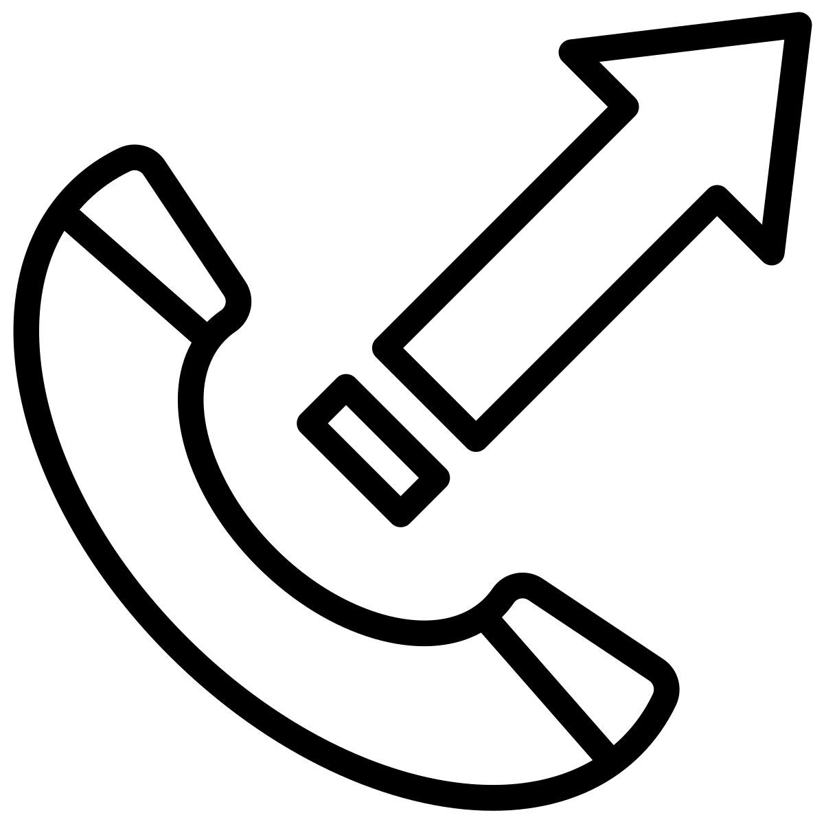 outgoing call icon