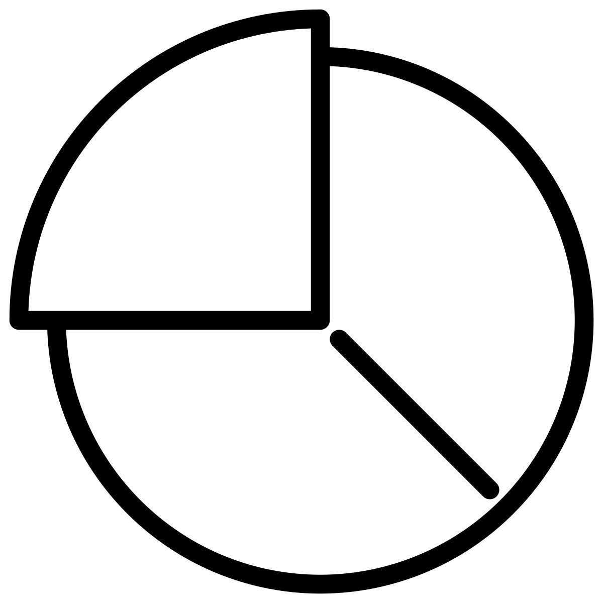 gráfico circular icon