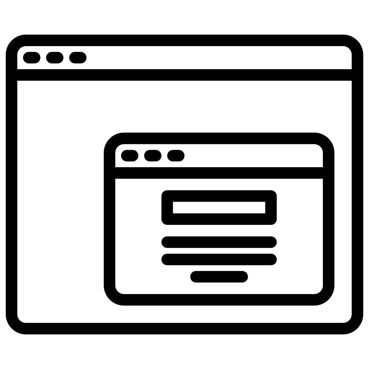 pop up icon