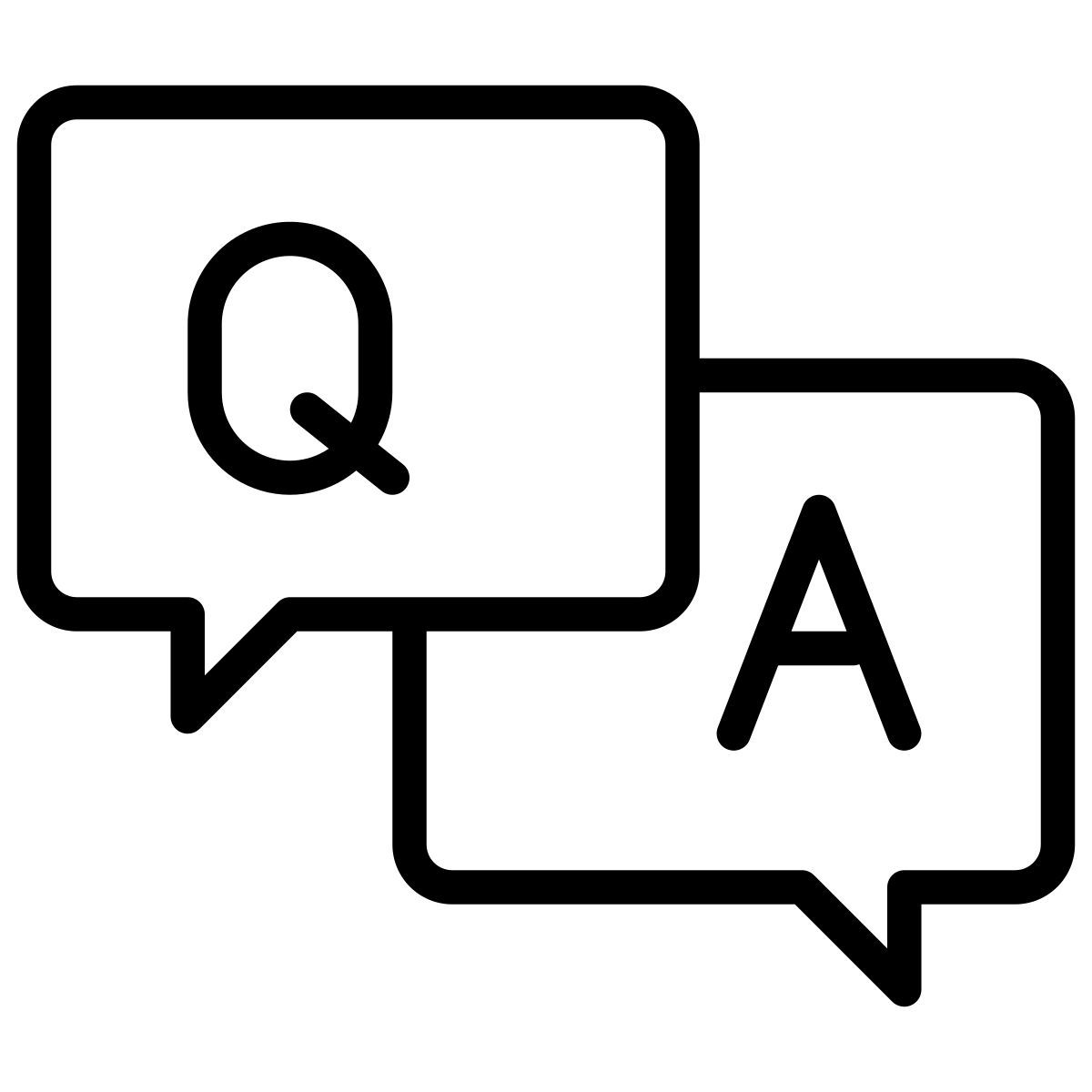 question and answer icon