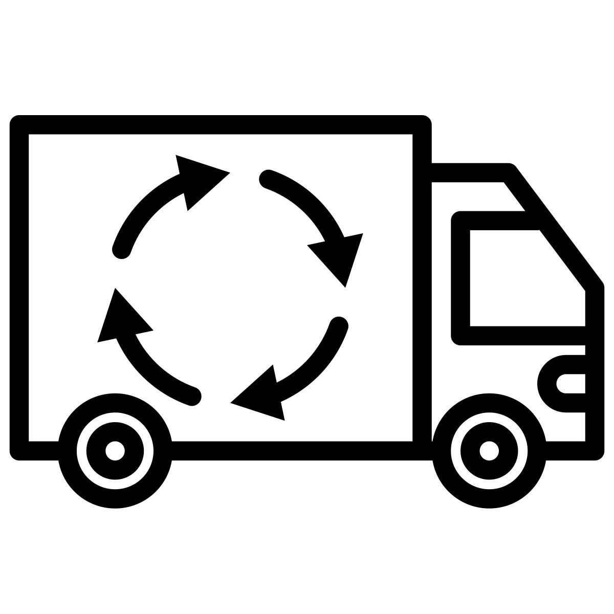 recycling truck icon