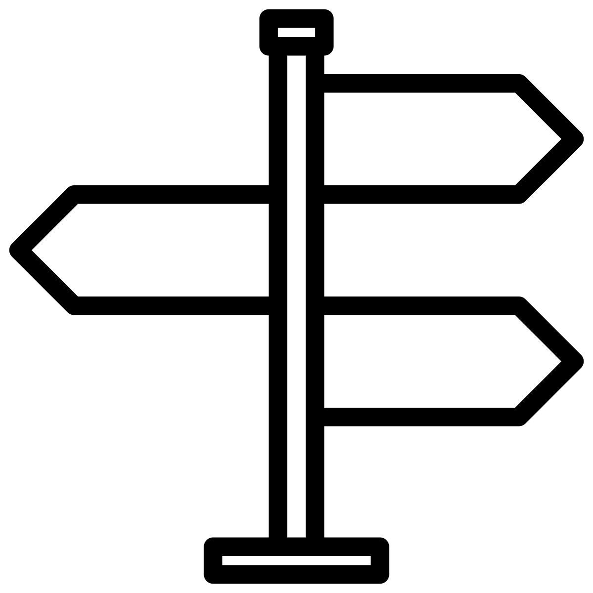 road sign icon