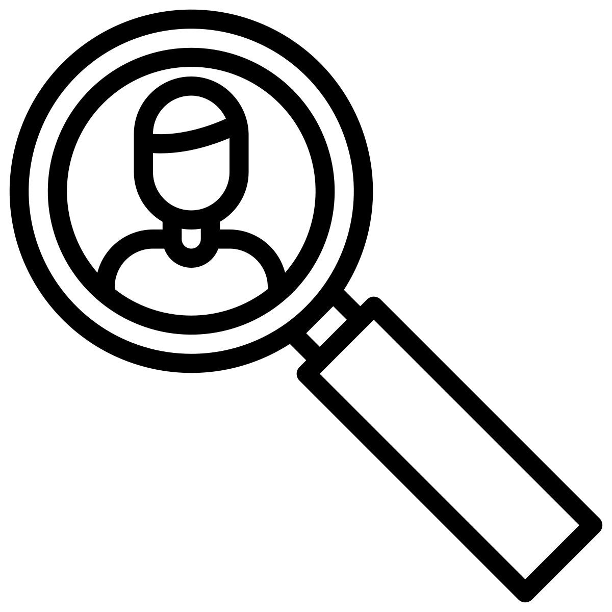 usuario de búsqueda icon