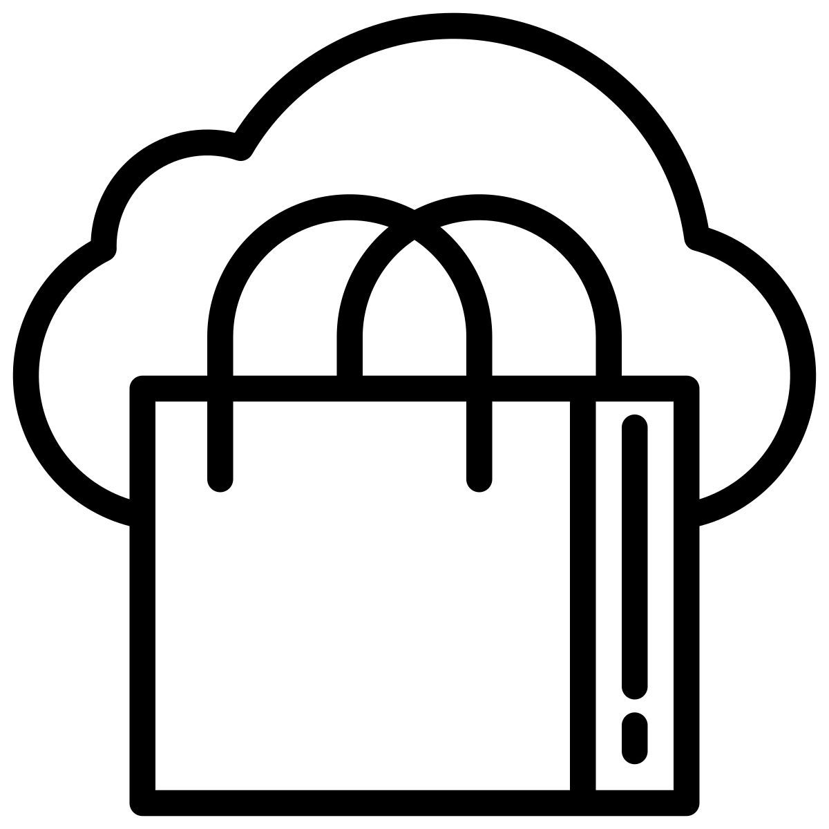 shopping bag icon