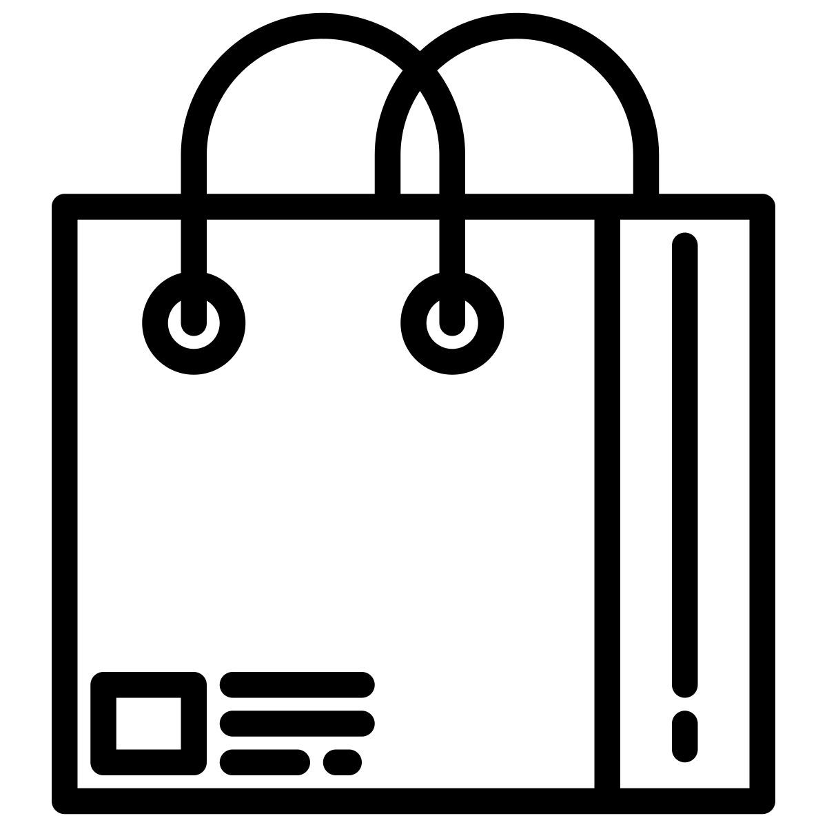 shopping bag icon