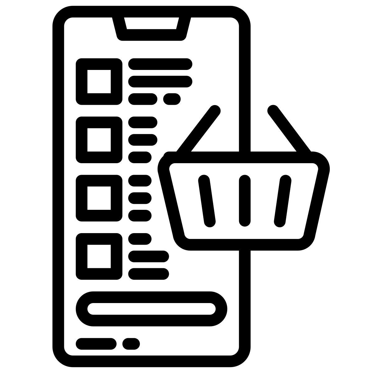 shopping basket icon