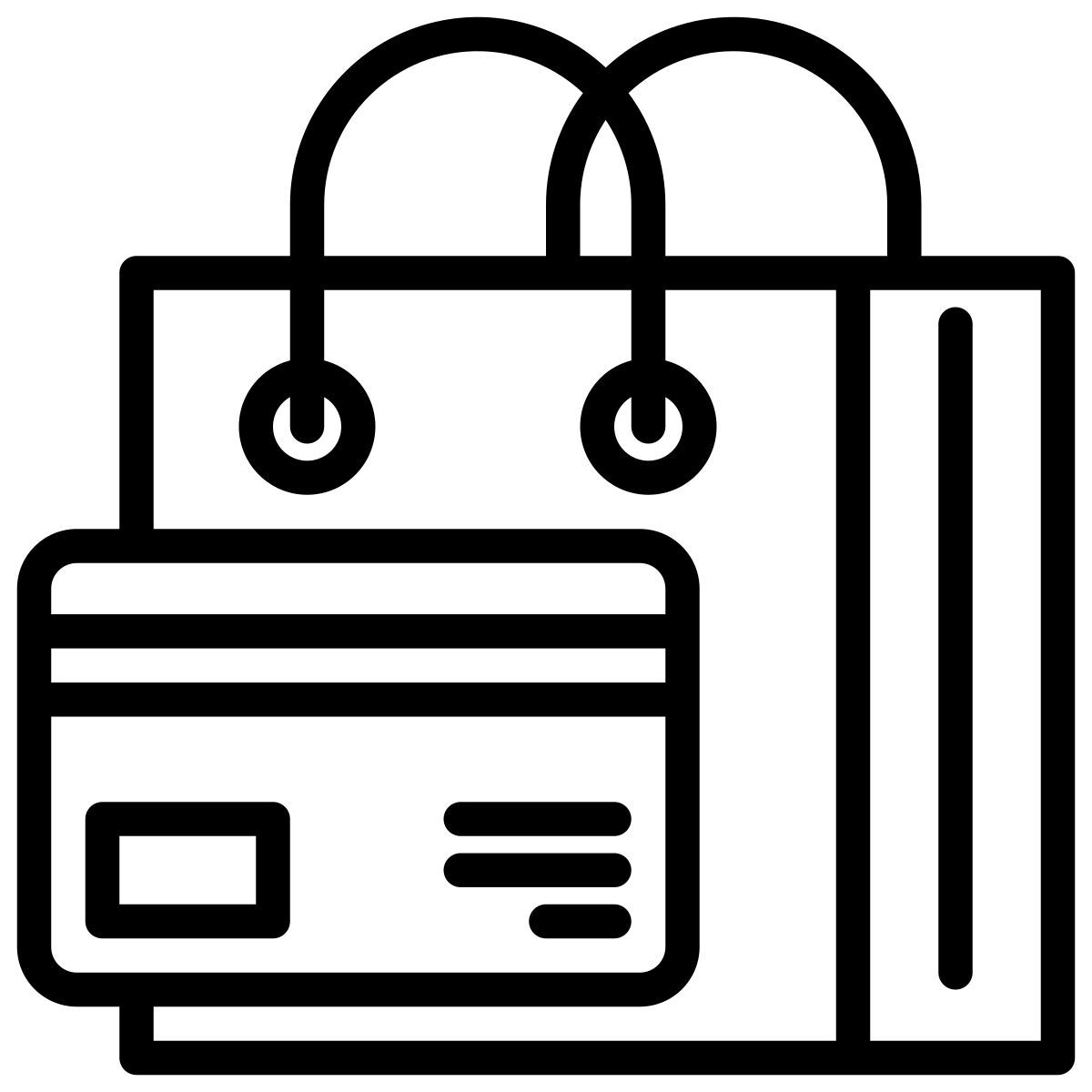 shopping bag icon
