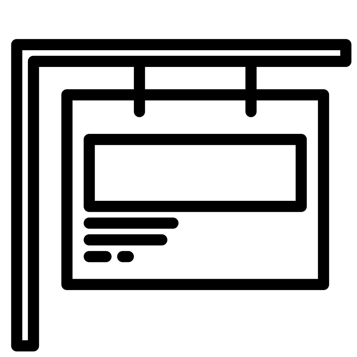 signboard icon