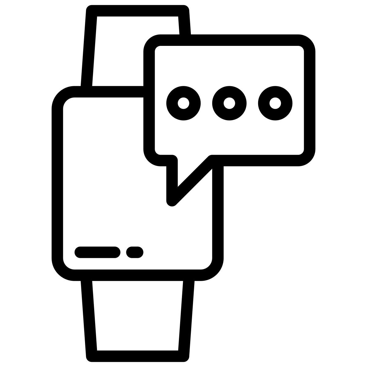 smartwatch notification icon