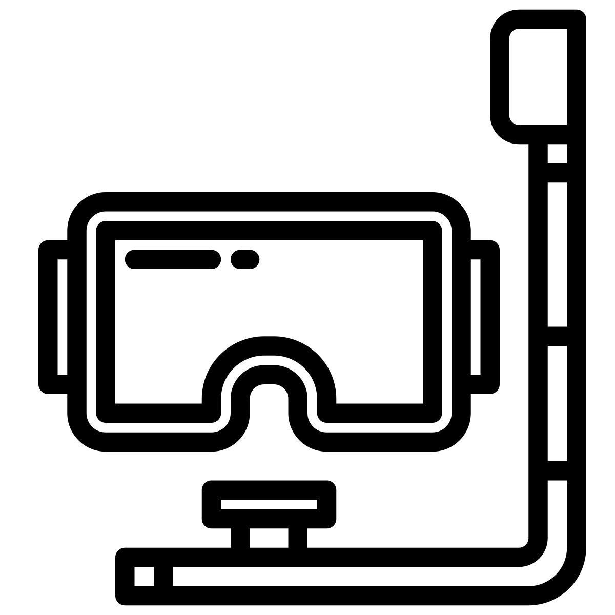 snorkeling mask icon
