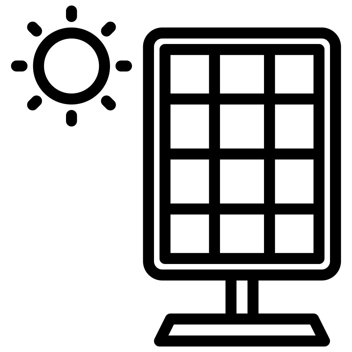 solar panel icon