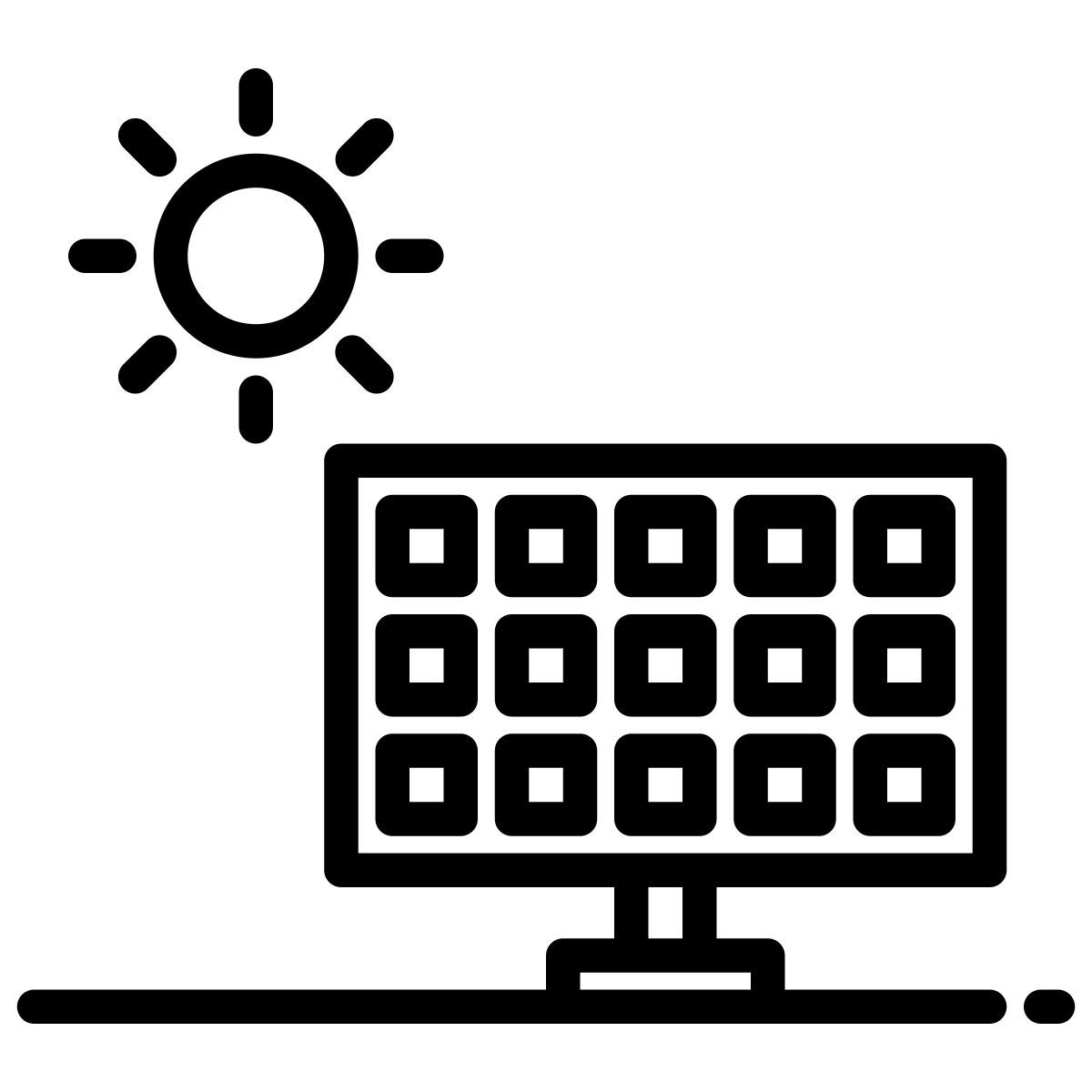 solar panel icon