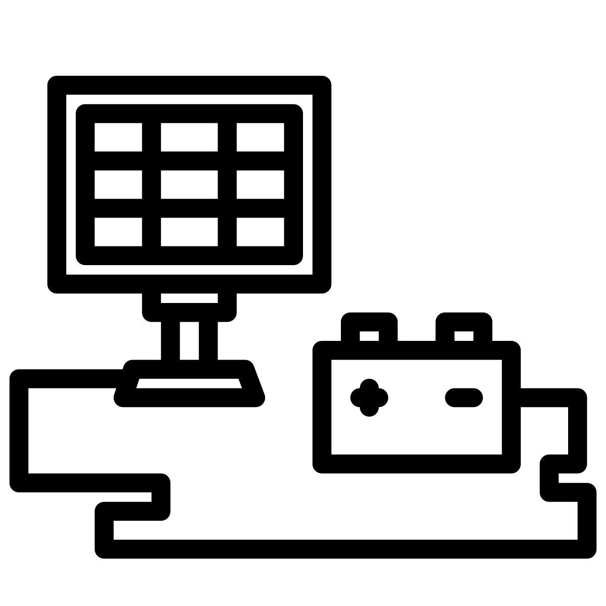 solar cell icon