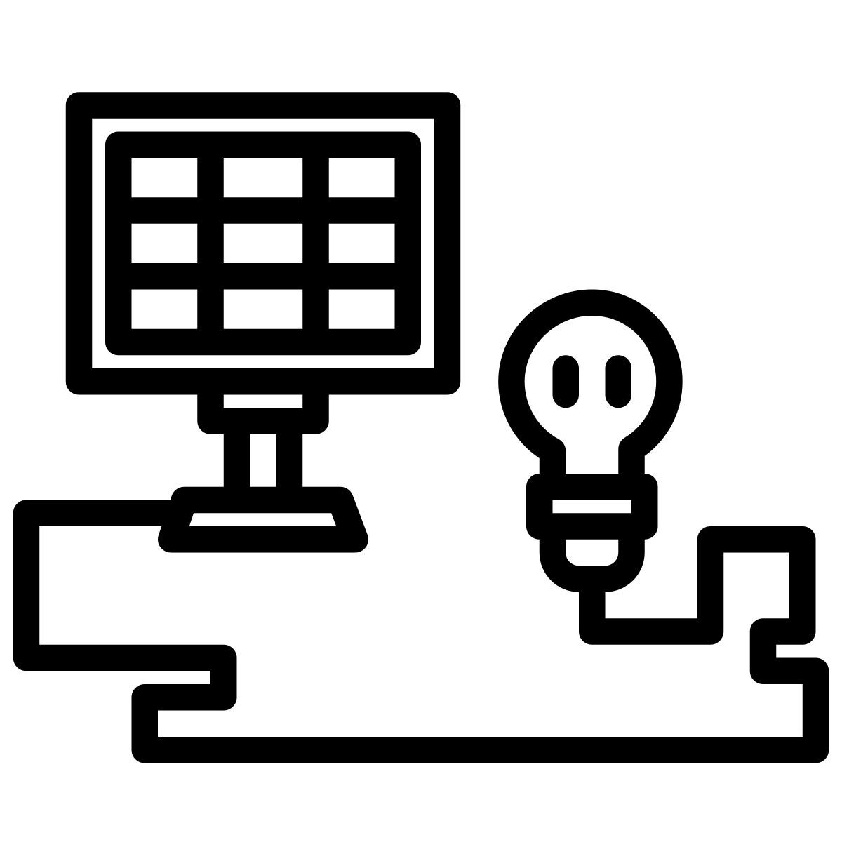 solar cell icon