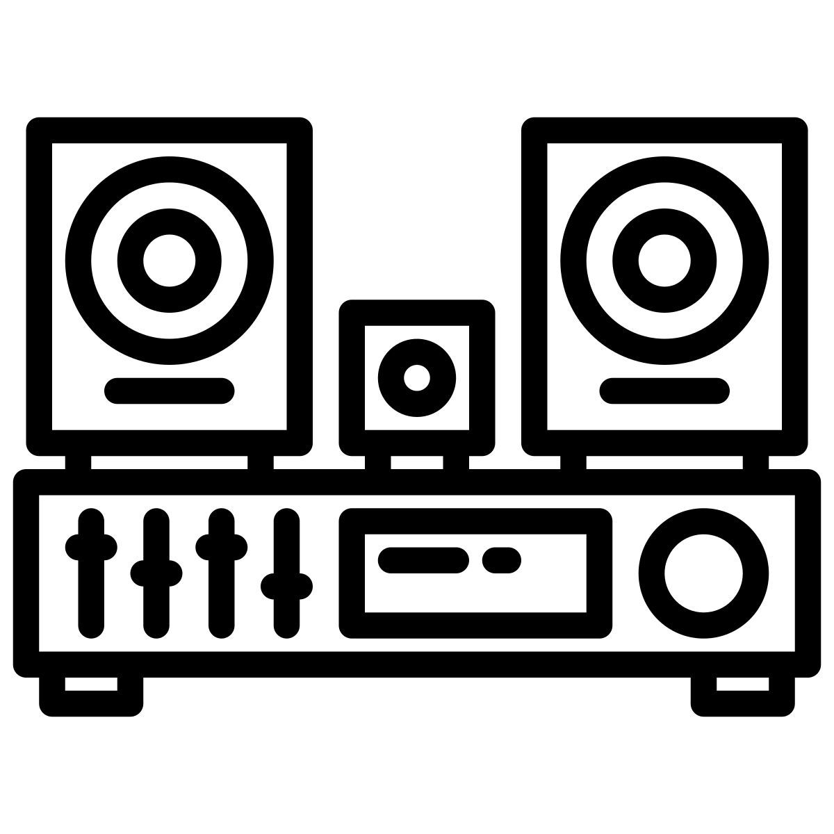 sistema audio icon