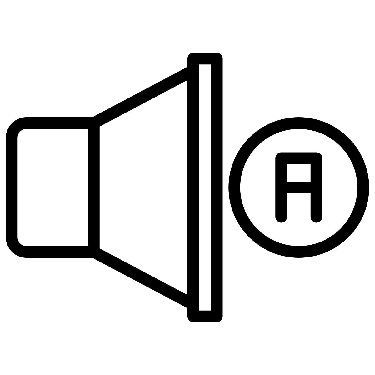 speaker icon