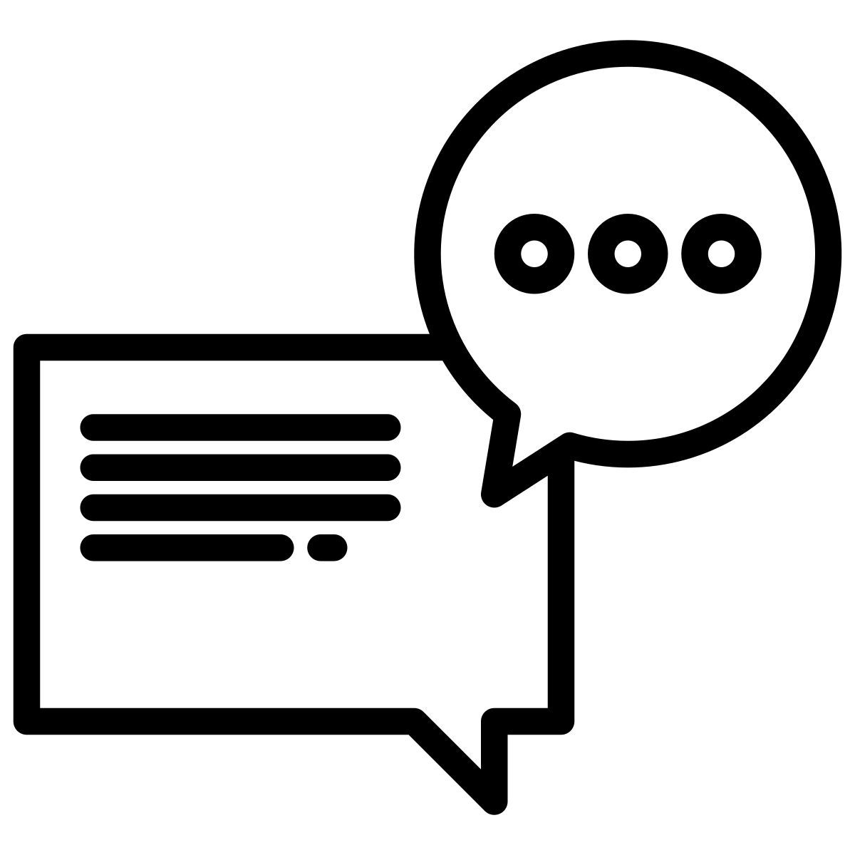 speech bubble icon