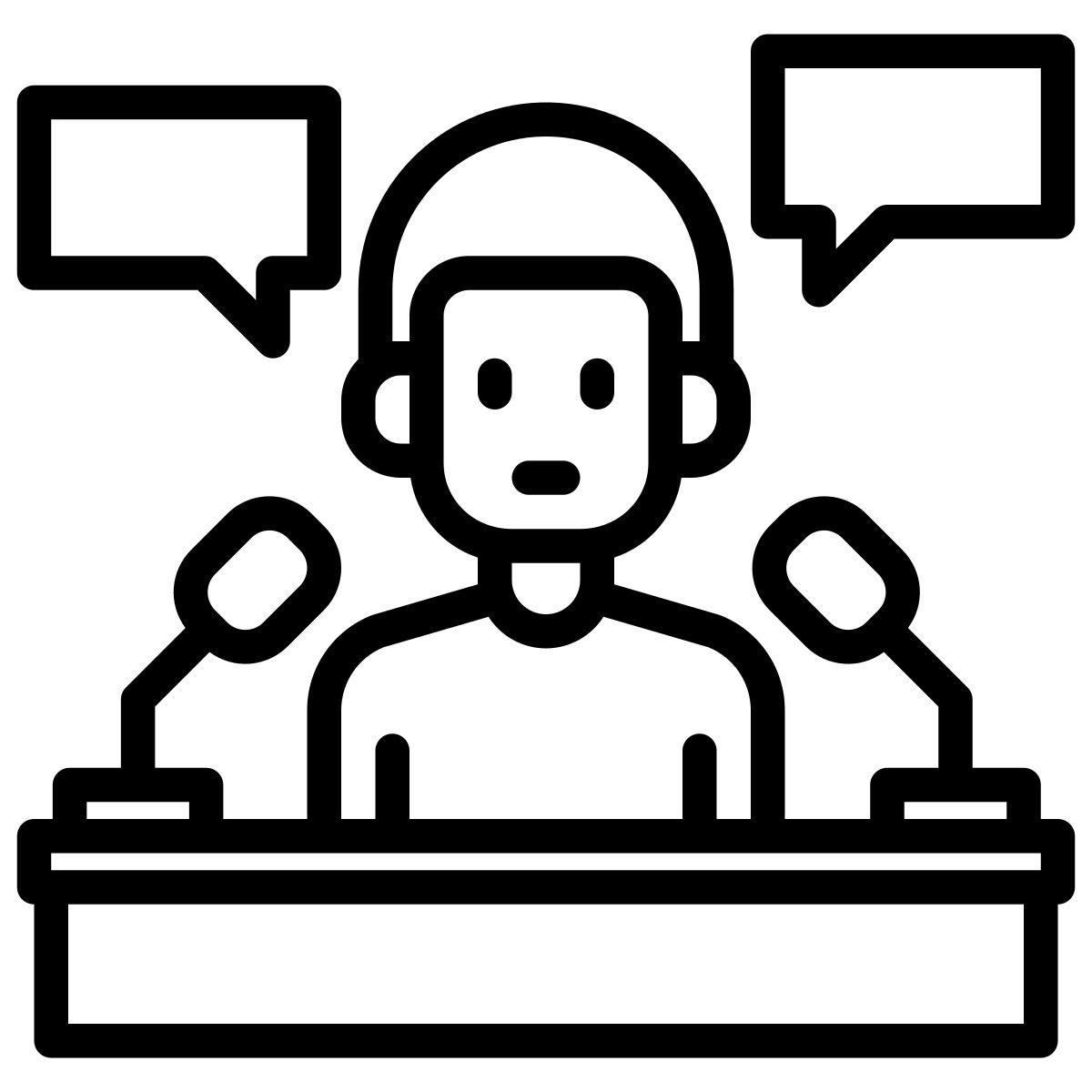 gefüllte sprechblase icon