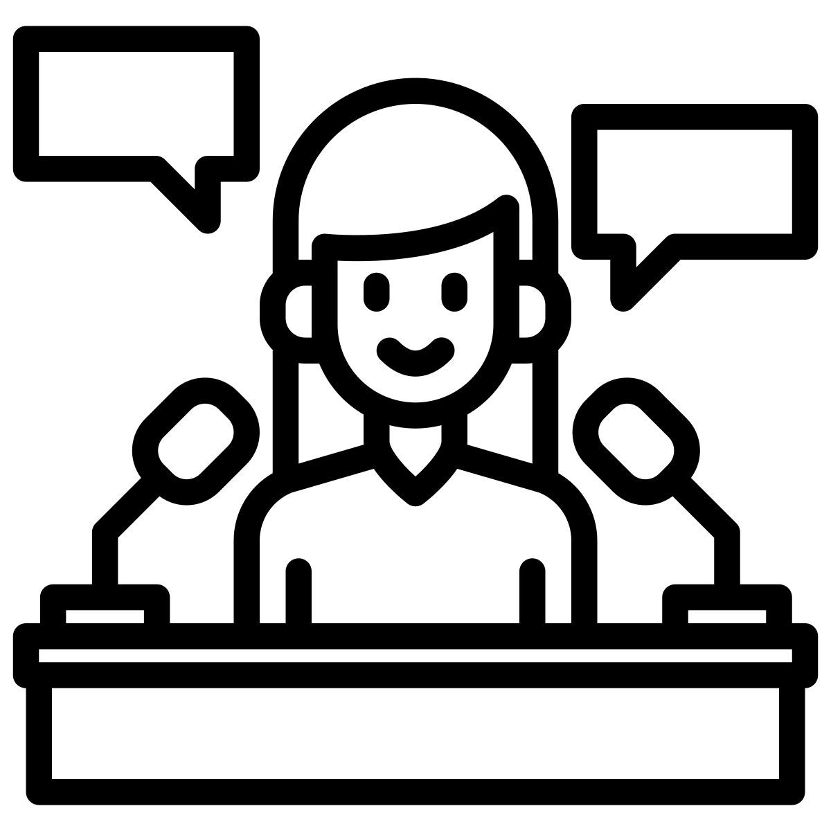 gefüllte sprechblase icon