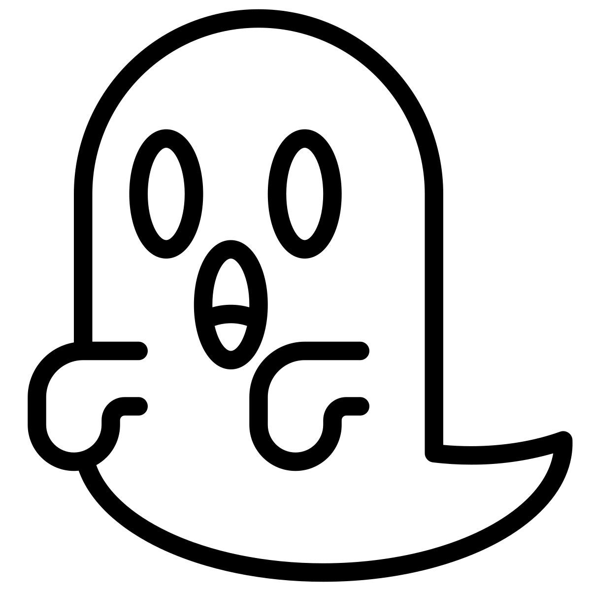 spooky ghost icon