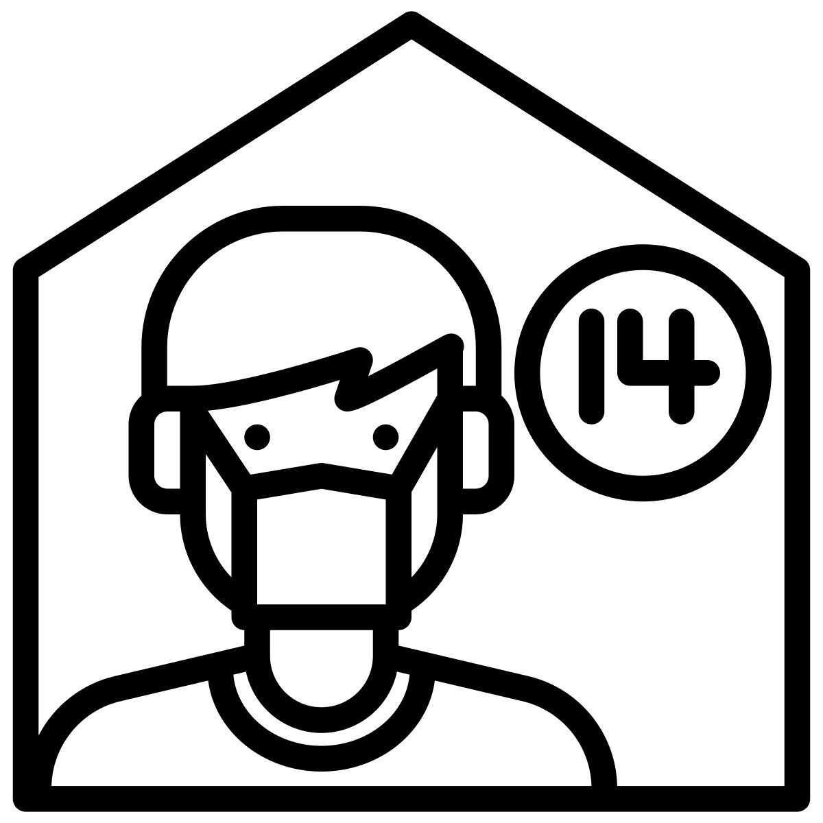 집에 머무르세요 icon