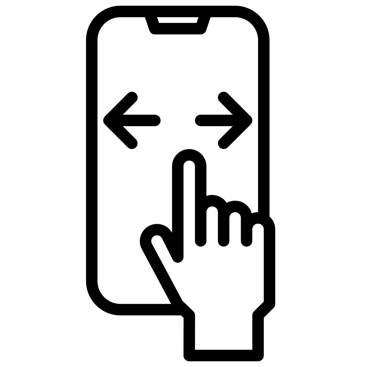 swipe icon