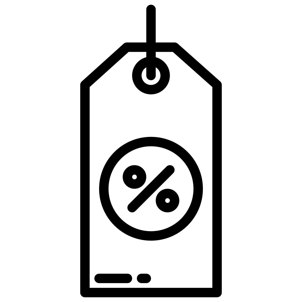 etichetta di vendita icon
