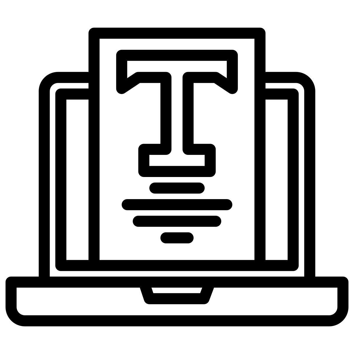 text icon