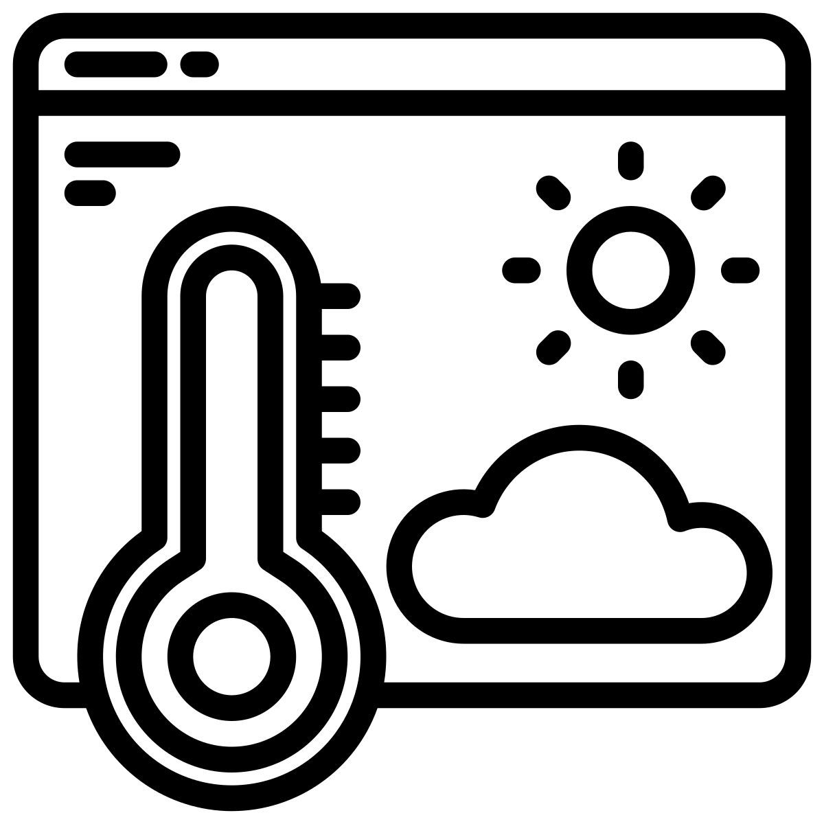 thermostat icon
