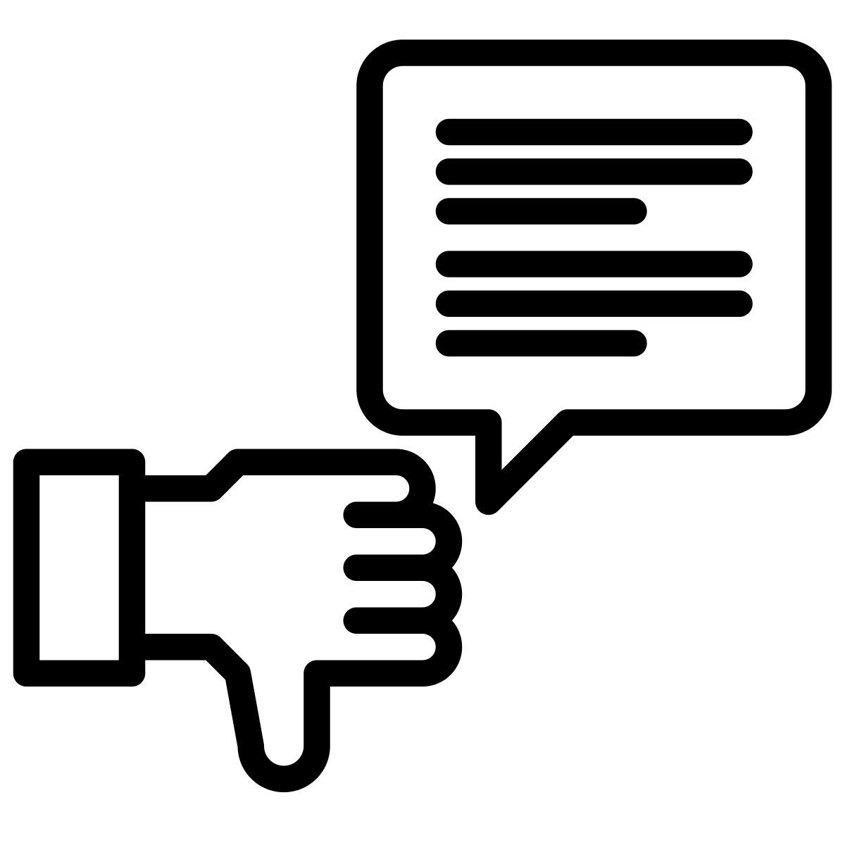 bad review icon