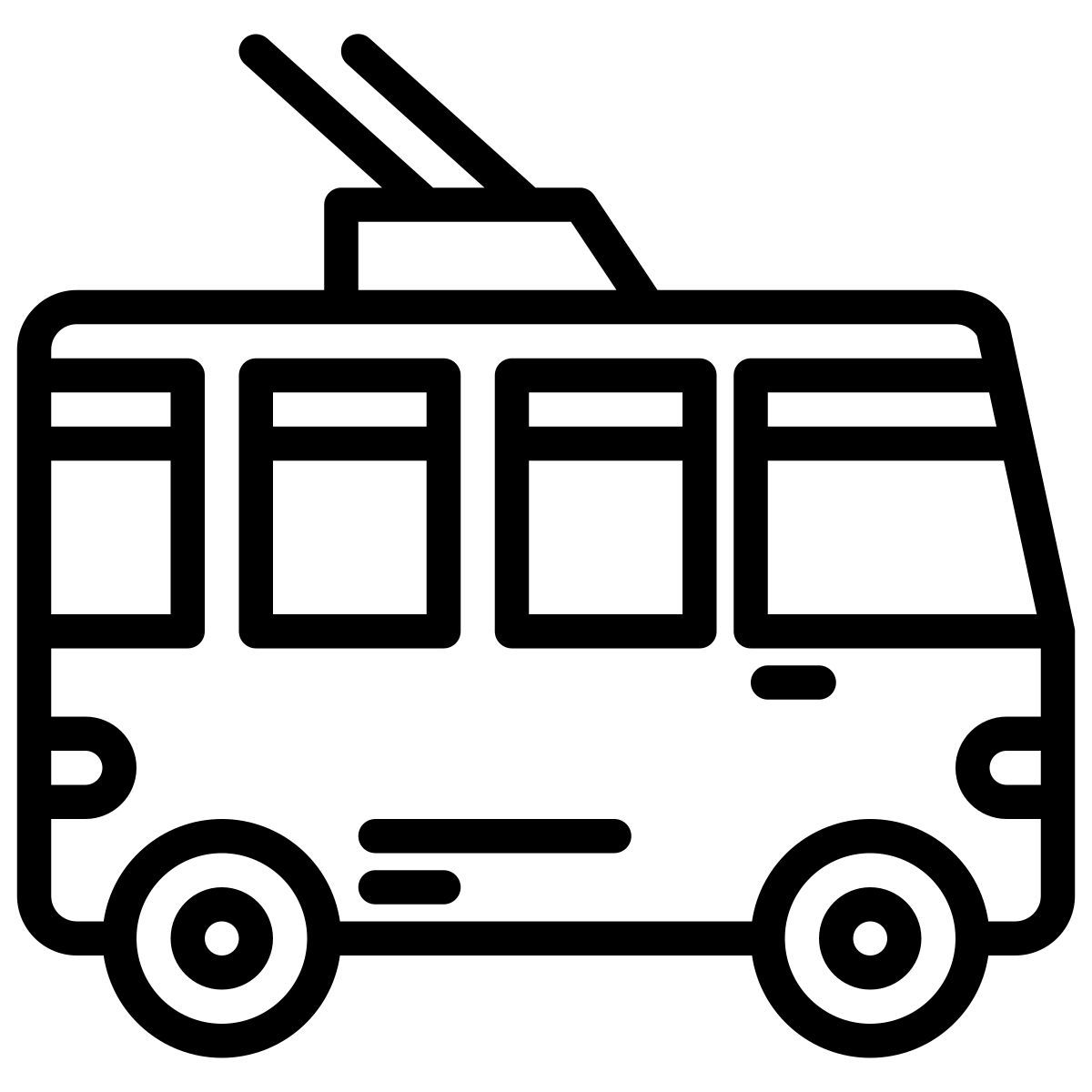 trolleybus icon