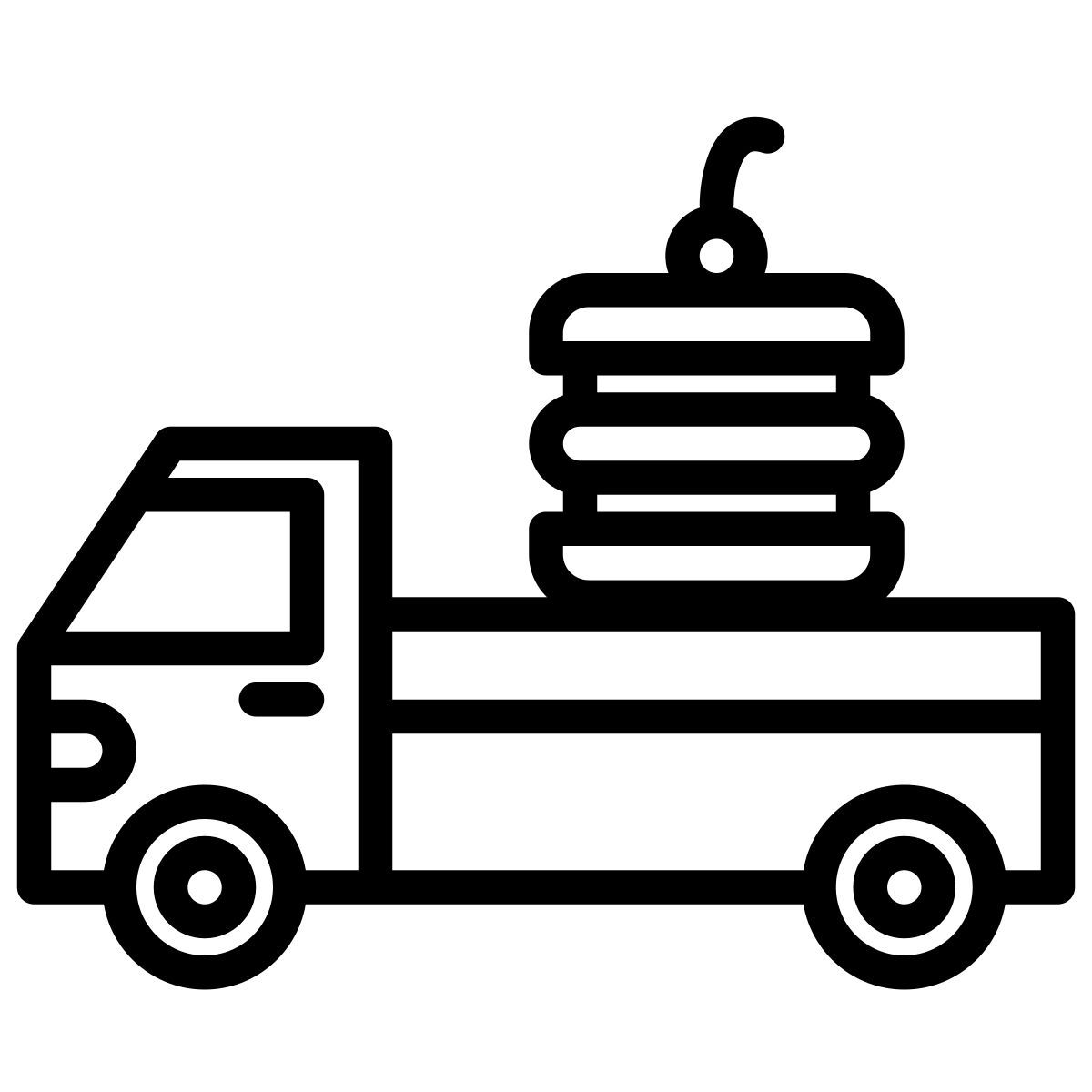 fast food truck icon