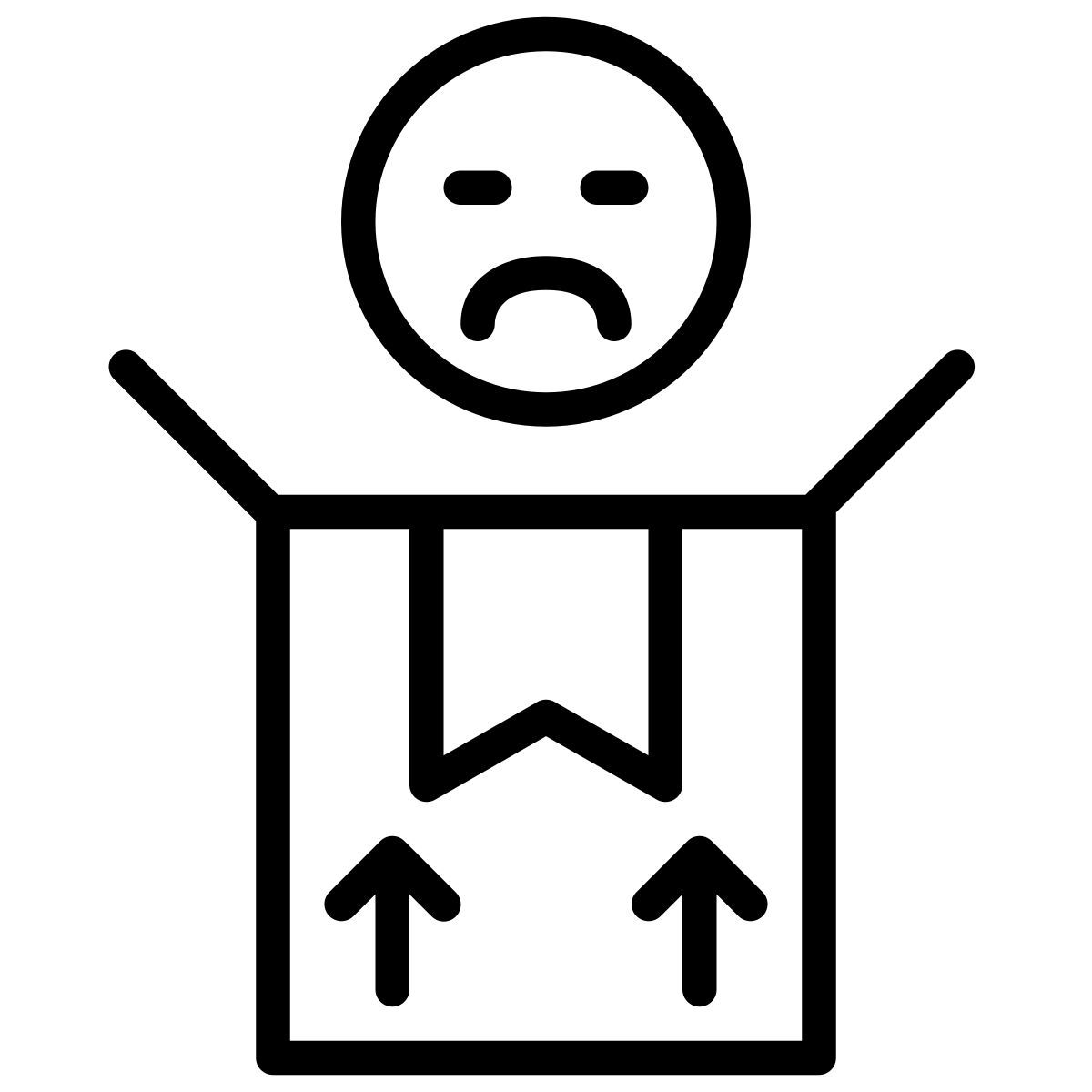 unhappy icon