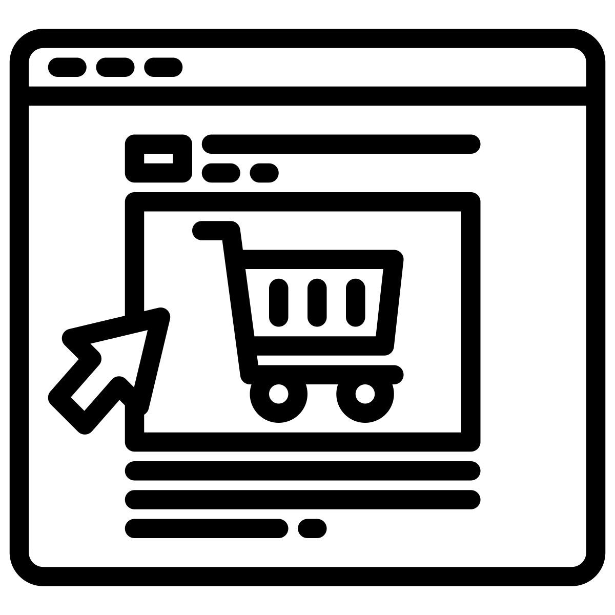 online shopping icon