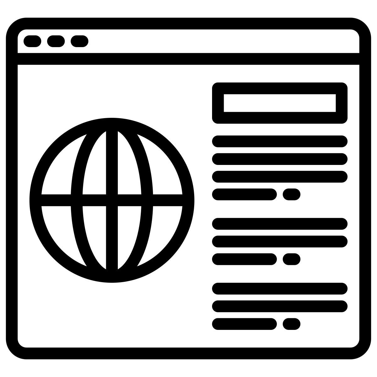 웹사이트 icon