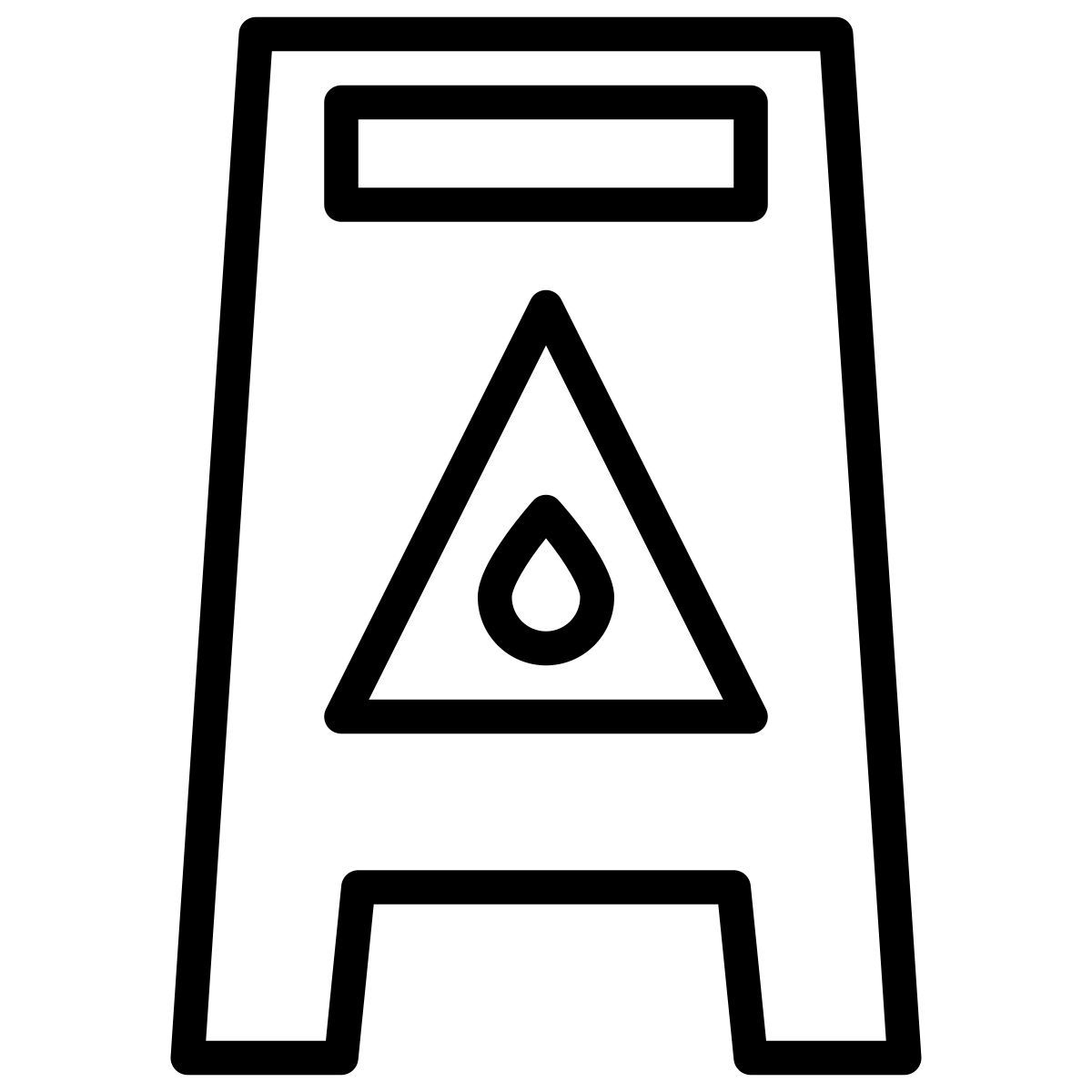 wet floor icon